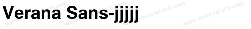 Verana Sans字体转换